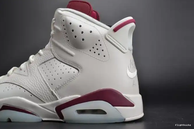 384664-116 Jordan white Air Retro Maroon 6 0522